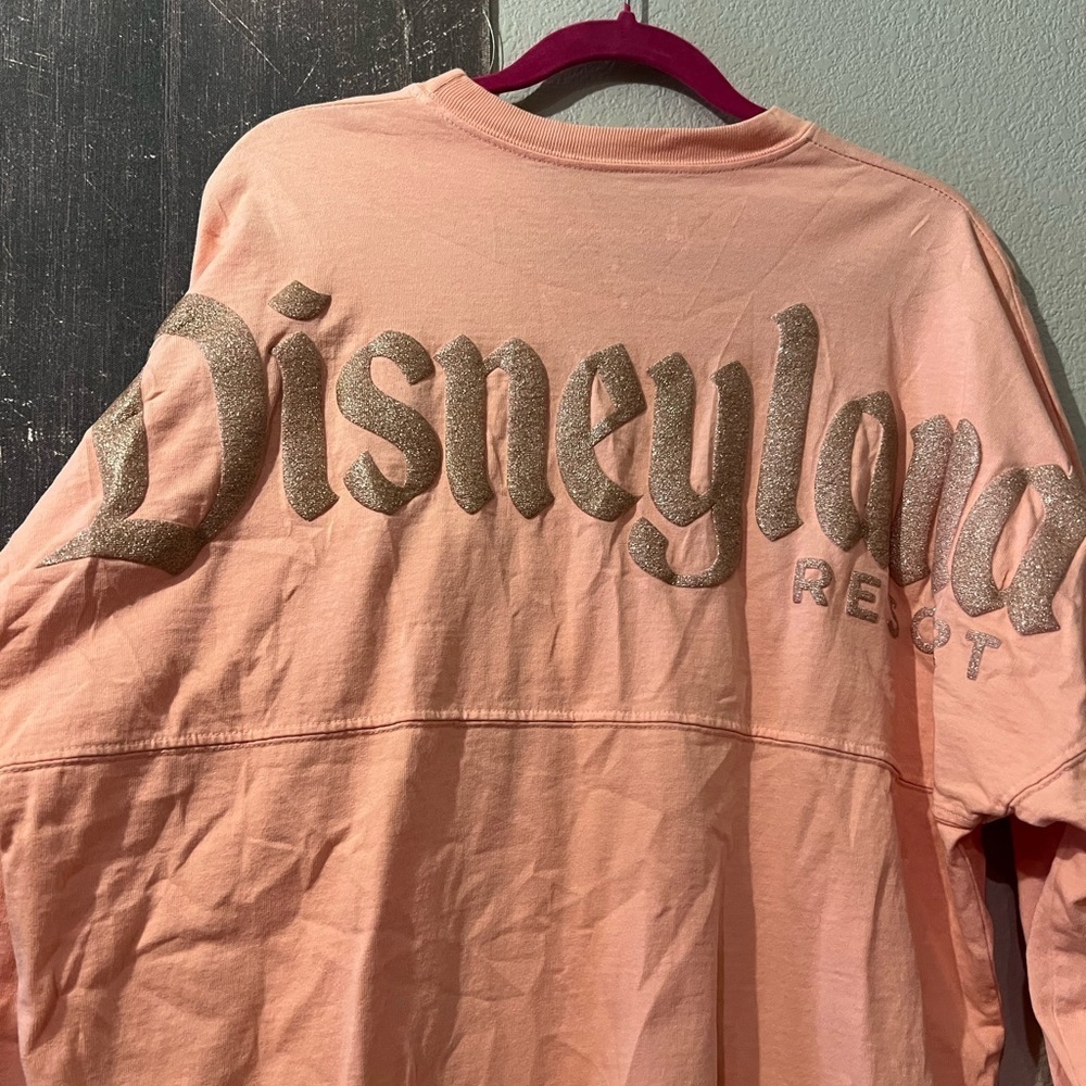 Disney Gold Letter Spirit Jersey Crewneck Sweater - Picture 6 of 8